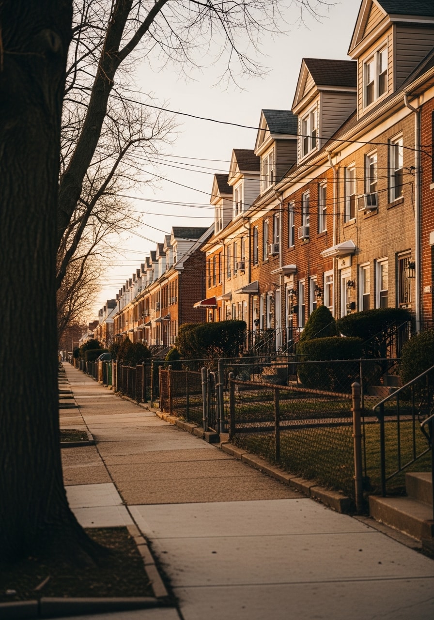 Mount Vernon home exterior with typical urban neighborhood setting and street presence.